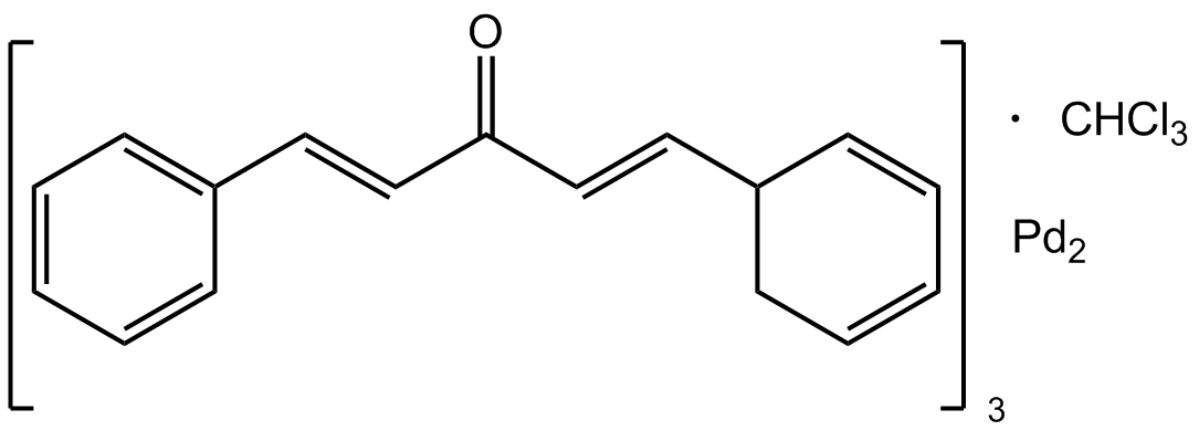 三(二亞芐基丙酮)二鈀，氯仿加合物,98%