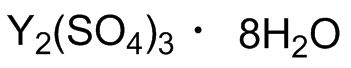 硫酸釔(III)，八水,99.9% metals basis